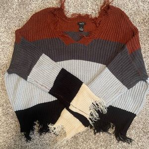 Rue 21 fringe sweater